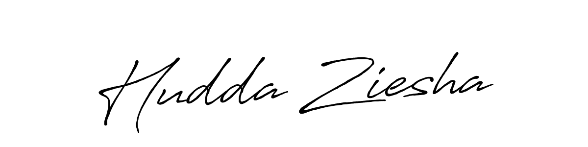 How to make Hudda Ziesha signature? Antro_Vectra_Bolder is a professional autograph style. Create handwritten signature for Hudda Ziesha name. Hudda Ziesha signature style 7 images and pictures png