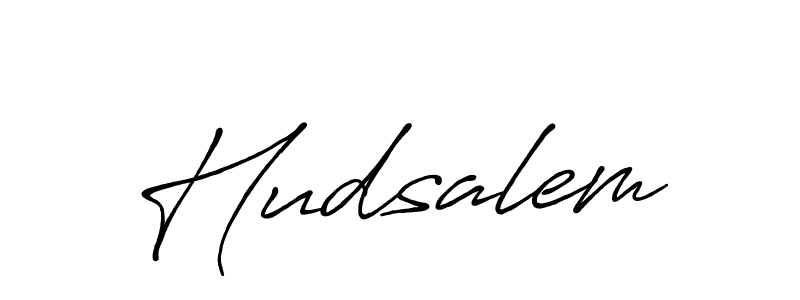 The best way (Antro_Vectra_Bolder) to make a short signature is to pick only two or three words in your name. The name Hudsalem include a total of six letters. For converting this name. Hudsalem signature style 7 images and pictures png