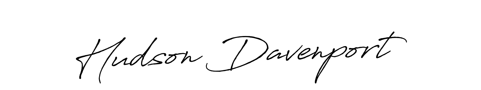 Make a beautiful signature design for name Hudson Davenport. Use this online signature maker to create a handwritten signature for free. Hudson Davenport signature style 7 images and pictures png