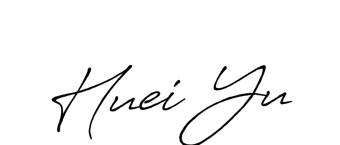 if you are searching for the best signature style for your name Huei Yu. so please give up your signature search. here we have designed multiple signature styles  using Antro_Vectra_Bolder. Huei Yu signature style 7 images and pictures png