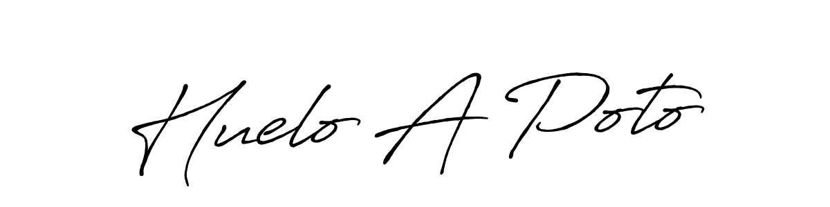 How to Draw Huelo A Poto signature style? Antro_Vectra_Bolder is a latest design signature styles for name Huelo A Poto. Huelo A Poto signature style 7 images and pictures png