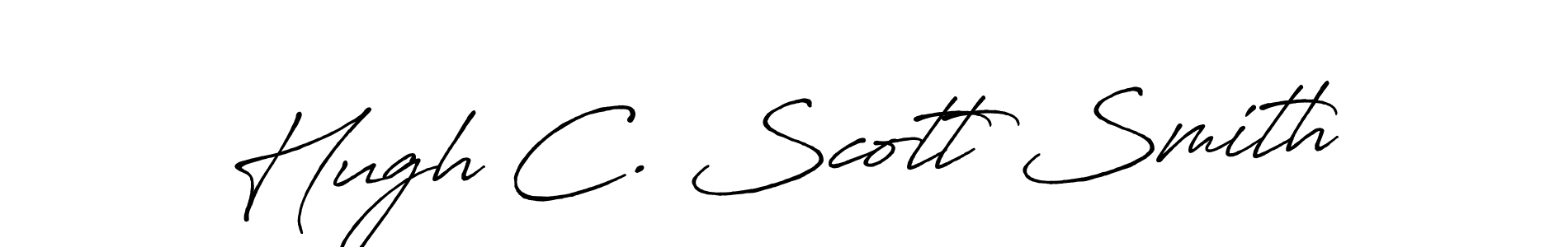 Make a short Hugh C. Scott Smith signature style. Manage your documents anywhere anytime using Antro_Vectra_Bolder. Create and add eSignatures, submit forms, share and send files easily. Hugh C. Scott Smith signature style 7 images and pictures png