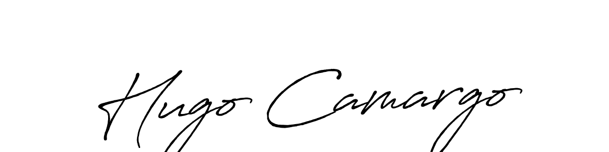 Use a signature maker to create a handwritten signature online. With this signature software, you can design (Antro_Vectra_Bolder) your own signature for name Hugo Camargo. Hugo Camargo signature style 7 images and pictures png
