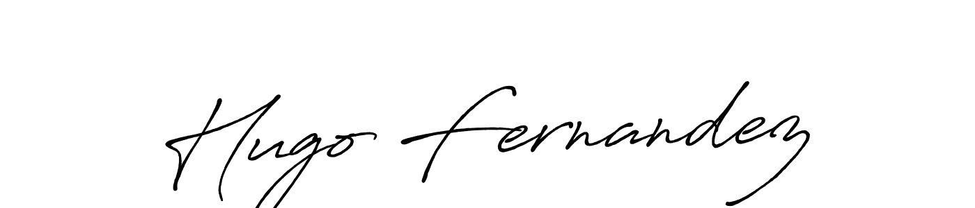 Antro_Vectra_Bolder is a professional signature style that is perfect for those who want to add a touch of class to their signature. It is also a great choice for those who want to make their signature more unique. Get Hugo Fernandez name to fancy signature for free. Hugo Fernandez signature style 7 images and pictures png