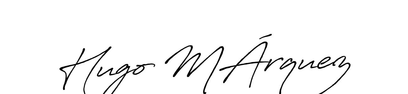 Similarly Antro_Vectra_Bolder is the best handwritten signature design. Signature creator online .You can use it as an online autograph creator for name Hugo MÁrquez. Hugo MÁrquez signature style 7 images and pictures png