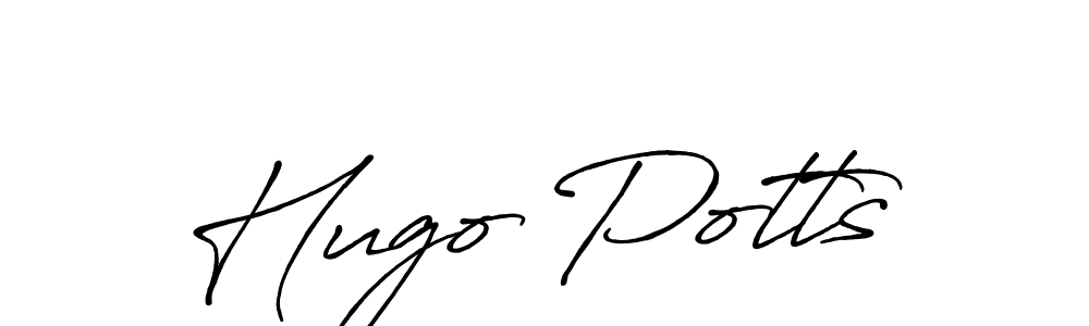 The best way (Antro_Vectra_Bolder) to make a short signature is to pick only two or three words in your name. The name Hugo Potts include a total of six letters. For converting this name. Hugo Potts signature style 7 images and pictures png