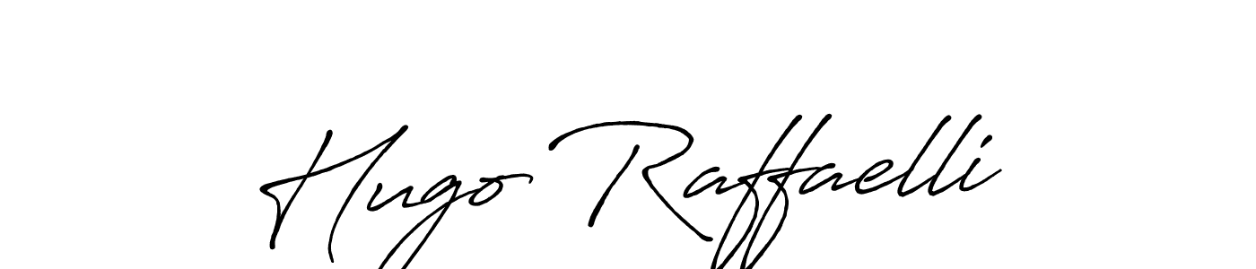 Create a beautiful signature design for name Hugo Raffaelli. With this signature (Antro_Vectra_Bolder) fonts, you can make a handwritten signature for free. Hugo Raffaelli signature style 7 images and pictures png