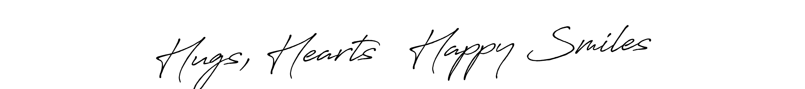 Make a beautiful signature design for name Hugs, Hearts   Happy Smiles. Use this online signature maker to create a handwritten signature for free. Hugs, Hearts   Happy Smiles signature style 7 images and pictures png