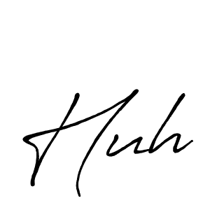 if you are searching for the best signature style for your name Huh. so please give up your signature search. here we have designed multiple signature styles  using Antro_Vectra_Bolder. Huh signature style 7 images and pictures png