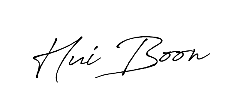 The best way (Antro_Vectra_Bolder) to make a short signature is to pick only two or three words in your name. The name Hui Boon include a total of six letters. For converting this name. Hui Boon signature style 7 images and pictures png