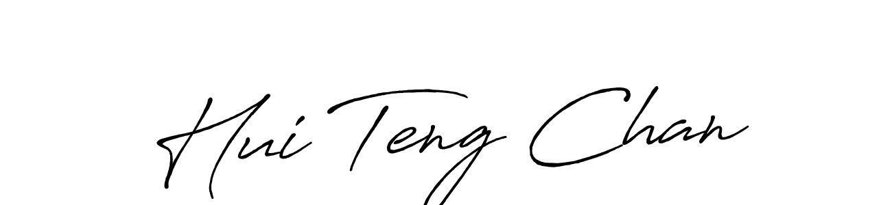Also You can easily find your signature by using the search form. We will create Hui Teng Chan name handwritten signature images for you free of cost using Antro_Vectra_Bolder sign style. Hui Teng Chan signature style 7 images and pictures png