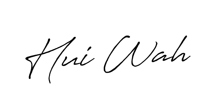 Similarly Antro_Vectra_Bolder is the best handwritten signature design. Signature creator online .You can use it as an online autograph creator for name Hui Wah. Hui Wah signature style 7 images and pictures png