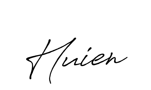 Create a beautiful signature design for name Huien. With this signature (Antro_Vectra_Bolder) fonts, you can make a handwritten signature for free. Huien signature style 7 images and pictures png