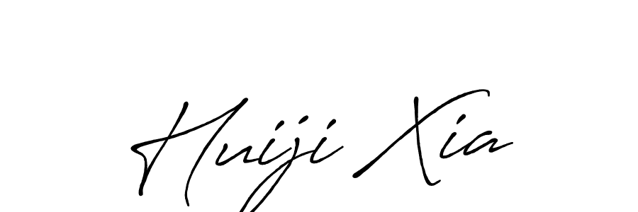 Design your own signature with our free online signature maker. With this signature software, you can create a handwritten (Antro_Vectra_Bolder) signature for name Huiji Xia. Huiji Xia signature style 7 images and pictures png