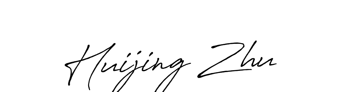 It looks lik you need a new signature style for name Huijing Zhu. Design unique handwritten (Antro_Vectra_Bolder) signature with our free signature maker in just a few clicks. Huijing Zhu signature style 7 images and pictures png