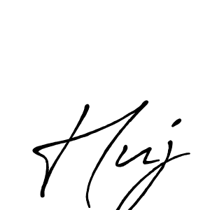 Antro_Vectra_Bolder is a professional signature style that is perfect for those who want to add a touch of class to their signature. It is also a great choice for those who want to make their signature more unique. Get Huj name to fancy signature for free. Huj signature style 7 images and pictures png