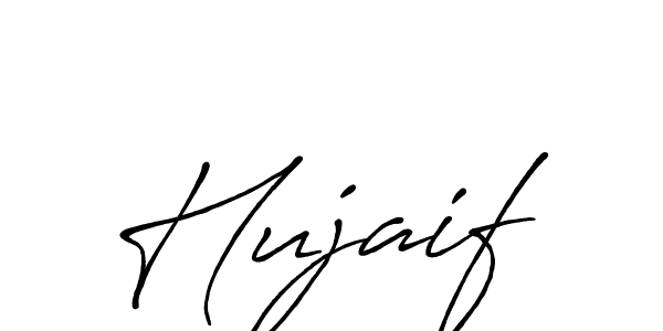 How to make Hujaif name signature. Use Antro_Vectra_Bolder style for creating short signs online. This is the latest handwritten sign. Hujaif signature style 7 images and pictures png