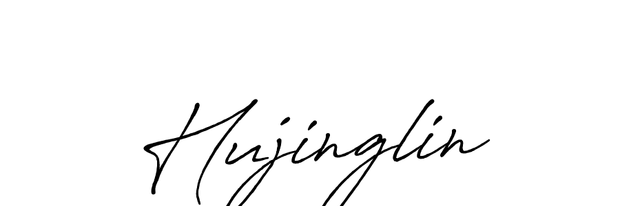 Use a signature maker to create a handwritten signature online. With this signature software, you can design (Antro_Vectra_Bolder) your own signature for name Hujinglin. Hujinglin signature style 7 images and pictures png