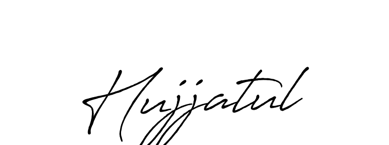 Hujjatul stylish signature style. Best Handwritten Sign (Antro_Vectra_Bolder) for my name. Handwritten Signature Collection Ideas for my name Hujjatul. Hujjatul signature style 7 images and pictures png