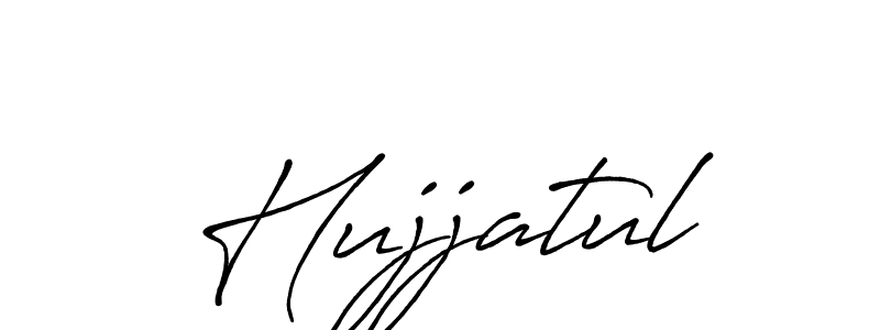 Hujjatul stylish signature style. Best Handwritten Sign (Antro_Vectra_Bolder) for my name. Handwritten Signature Collection Ideas for my name Hujjatul. Hujjatul signature style 7 images and pictures png