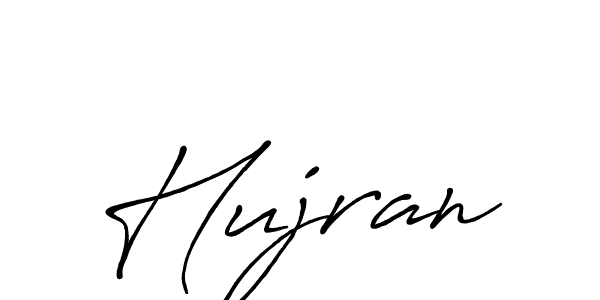 How to make Hujran signature? Antro_Vectra_Bolder is a professional autograph style. Create handwritten signature for Hujran name. Hujran signature style 7 images and pictures png