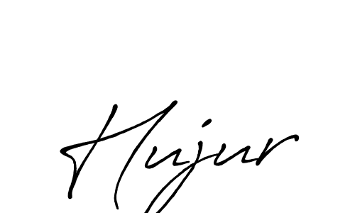 Make a beautiful signature design for name Hujur. With this signature (Antro_Vectra_Bolder) style, you can create a handwritten signature for free. Hujur signature style 7 images and pictures png