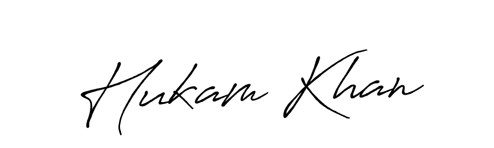 The best way (Antro_Vectra_Bolder) to make a short signature is to pick only two or three words in your name. The name Hukam Khan include a total of six letters. For converting this name. Hukam Khan signature style 7 images and pictures png