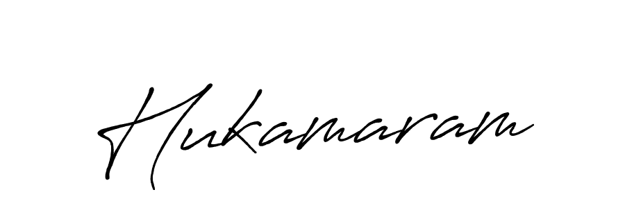 Hukamaram stylish signature style. Best Handwritten Sign (Antro_Vectra_Bolder) for my name. Handwritten Signature Collection Ideas for my name Hukamaram. Hukamaram signature style 7 images and pictures png