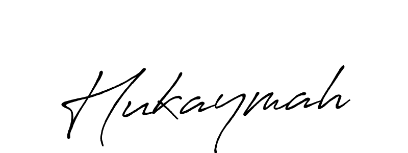 Create a beautiful signature design for name Hukaymah. With this signature (Antro_Vectra_Bolder) fonts, you can make a handwritten signature for free. Hukaymah signature style 7 images and pictures png