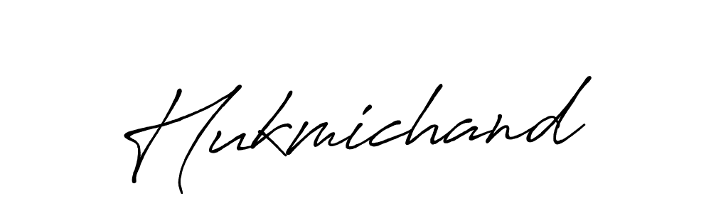 Also we have Hukmichand name is the best signature style. Create professional handwritten signature collection using Antro_Vectra_Bolder autograph style. Hukmichand signature style 7 images and pictures png