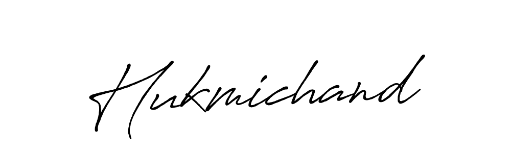 How to make Hukmichand name signature. Use Antro_Vectra_Bolder style for creating short signs online. This is the latest handwritten sign. Hukmichand signature style 7 images and pictures png