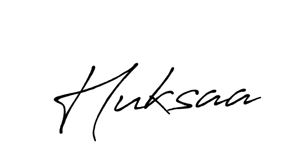 Huksaa stylish signature style. Best Handwritten Sign (Antro_Vectra_Bolder) for my name. Handwritten Signature Collection Ideas for my name Huksaa. Huksaa signature style 7 images and pictures png