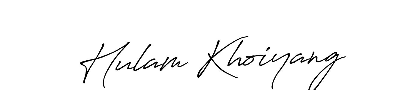 It looks lik you need a new signature style for name Hulam Khoiyang. Design unique handwritten (Antro_Vectra_Bolder) signature with our free signature maker in just a few clicks. Hulam Khoiyang signature style 7 images and pictures png