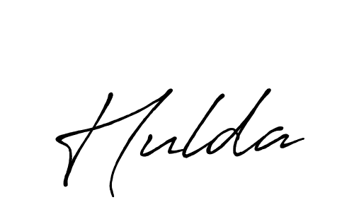 Also You can easily find your signature by using the search form. We will create Hulda name handwritten signature images for you free of cost using Antro_Vectra_Bolder sign style. Hulda signature style 7 images and pictures png