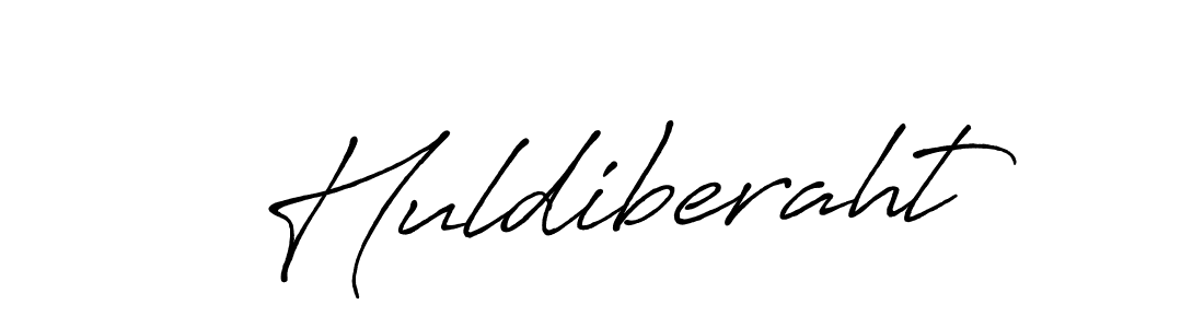 Design your own signature with our free online signature maker. With this signature software, you can create a handwritten (Antro_Vectra_Bolder) signature for name Huldiberaht. Huldiberaht signature style 7 images and pictures png