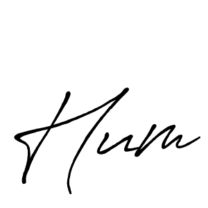 Hum stylish signature style. Best Handwritten Sign (Antro_Vectra_Bolder) for my name. Handwritten Signature Collection Ideas for my name Hum. Hum signature style 7 images and pictures png