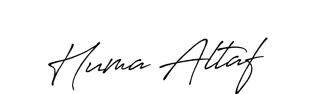 Also You can easily find your signature by using the search form. We will create Huma Altaf name handwritten signature images for you free of cost using Antro_Vectra_Bolder sign style. Huma Altaf signature style 7 images and pictures png