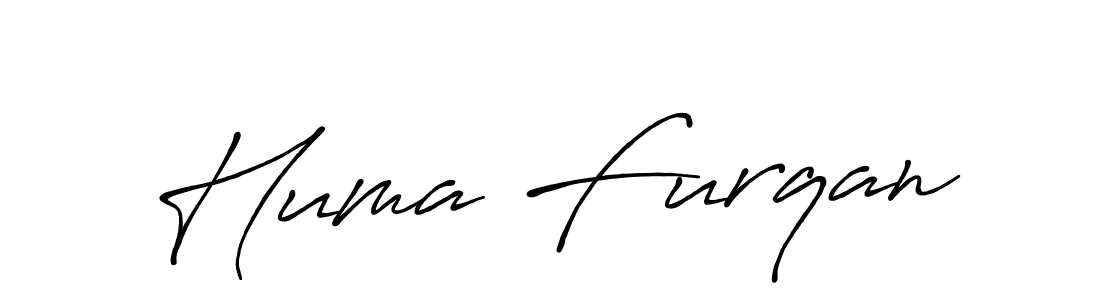 It looks lik you need a new signature style for name Huma Furqan. Design unique handwritten (Antro_Vectra_Bolder) signature with our free signature maker in just a few clicks. Huma Furqan signature style 7 images and pictures png