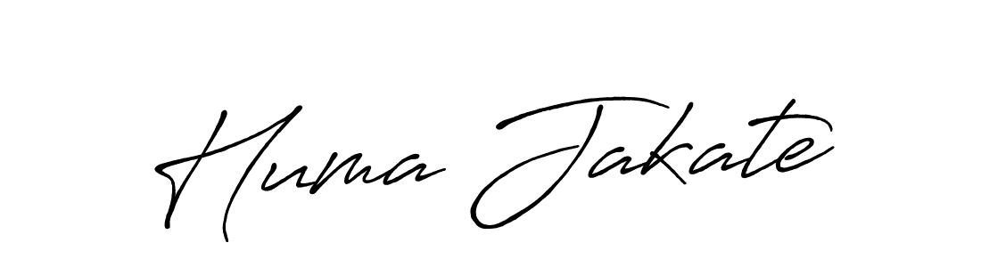 It looks lik you need a new signature style for name Huma Jakate. Design unique handwritten (Antro_Vectra_Bolder) signature with our free signature maker in just a few clicks. Huma Jakate signature style 7 images and pictures png