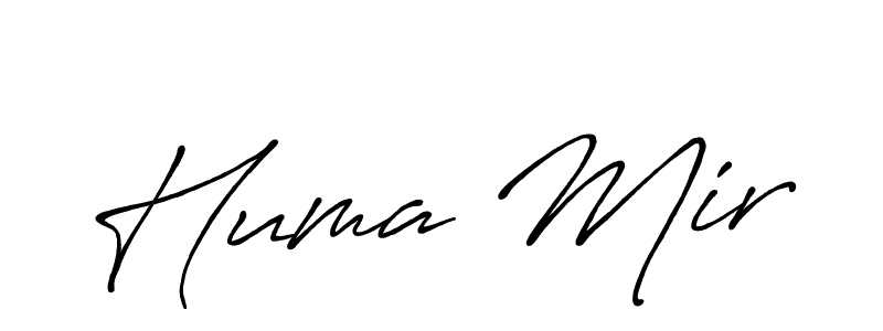 Make a beautiful signature design for name Huma Mir. Use this online signature maker to create a handwritten signature for free. Huma Mir signature style 7 images and pictures png