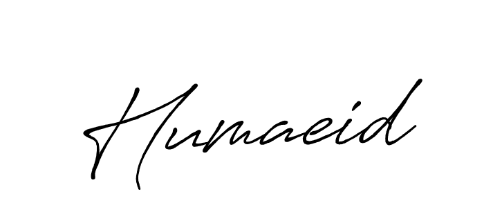 Make a beautiful signature design for name Humaeid. Use this online signature maker to create a handwritten signature for free. Humaeid signature style 7 images and pictures png
