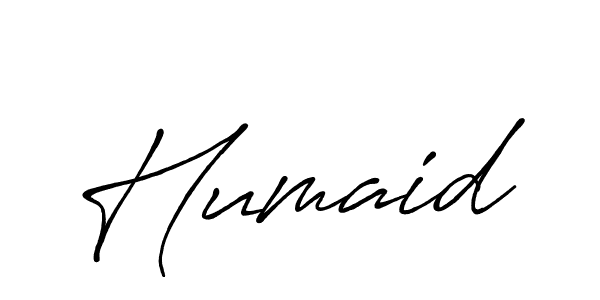 Humaid stylish signature style. Best Handwritten Sign (Antro_Vectra_Bolder) for my name. Handwritten Signature Collection Ideas for my name Humaid. Humaid signature style 7 images and pictures png