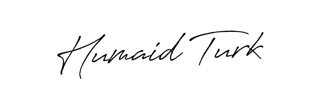 The best way (Antro_Vectra_Bolder) to make a short signature is to pick only two or three words in your name. The name Humaid Turk include a total of six letters. For converting this name. Humaid Turk signature style 7 images and pictures png