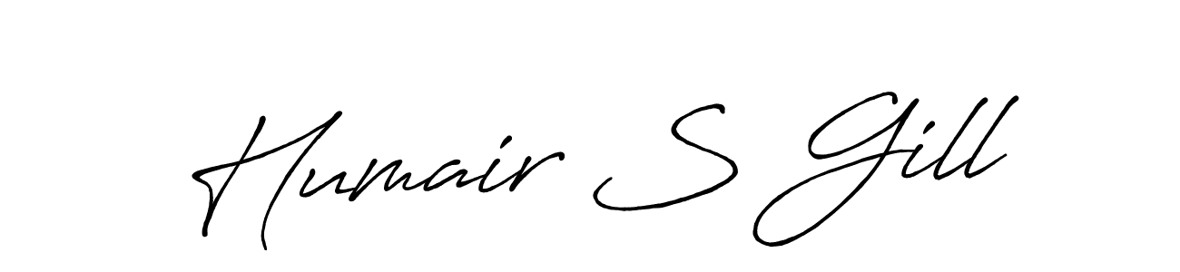 Make a beautiful signature design for name Humair S Gill. Use this online signature maker to create a handwritten signature for free. Humair S Gill signature style 7 images and pictures png