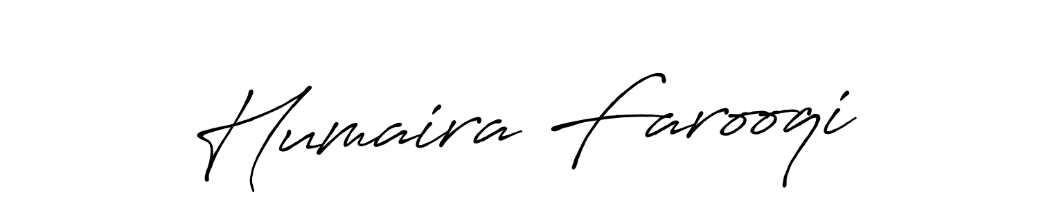 Make a short Humaira Farooqi signature style. Manage your documents anywhere anytime using Antro_Vectra_Bolder. Create and add eSignatures, submit forms, share and send files easily. Humaira Farooqi signature style 7 images and pictures png