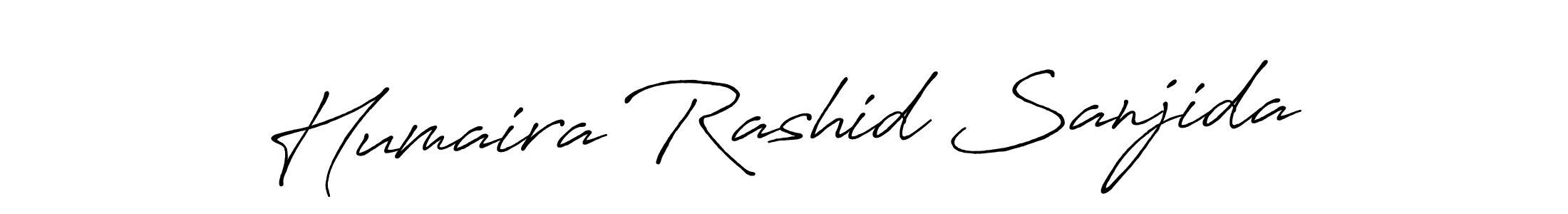 Humaira Rashid Sanjida stylish signature style. Best Handwritten Sign (Antro_Vectra_Bolder) for my name. Handwritten Signature Collection Ideas for my name Humaira Rashid Sanjida. Humaira Rashid Sanjida signature style 7 images and pictures png