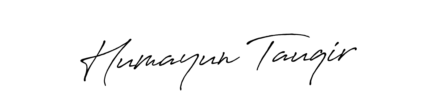 It looks lik you need a new signature style for name Humayun Tauqir. Design unique handwritten (Antro_Vectra_Bolder) signature with our free signature maker in just a few clicks. Humayun Tauqir signature style 7 images and pictures png