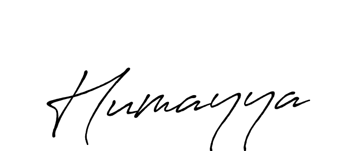 How to make Humayya signature? Antro_Vectra_Bolder is a professional autograph style. Create handwritten signature for Humayya name. Humayya signature style 7 images and pictures png