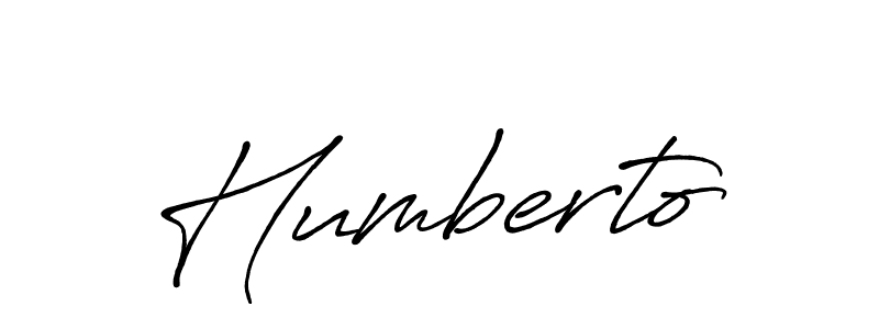 Also we have Humberto name is the best signature style. Create professional handwritten signature collection using Antro_Vectra_Bolder autograph style. Humberto signature style 7 images and pictures png