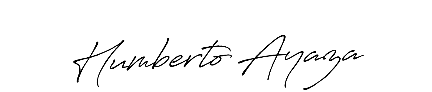 Once you've used our free online signature maker to create your best signature Antro_Vectra_Bolder style, it's time to enjoy all of the benefits that Humberto Ayaza name signing documents. Humberto Ayaza signature style 7 images and pictures png